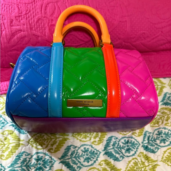 Kurt Geiger Handbags - HTF (Hard To Find) NWT (attached) Kurt Geiger Multicolor Quilted Women's Bag